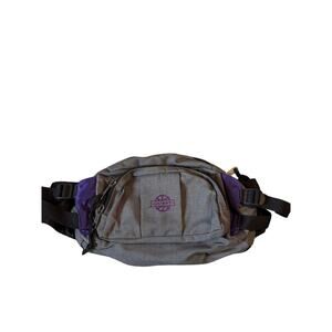 Quest Fanny Pack Hiking Waist Bag Gray Purple with Interior Pockets